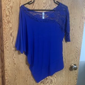 Blue Lace dress shirt